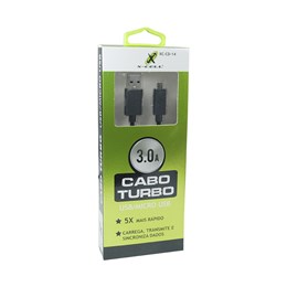 Cabo Turbo 3.0a 2 Metros Micro-usb V8 Carregar Celular Dados