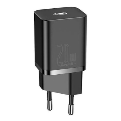 Carregador de Parede Tipo C Baseus Super Si Quick Charger 20wg Carregador de Parede Tipo C Baseus Super Si Quick Charger 20wg