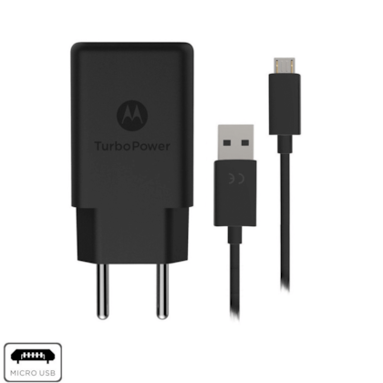 Carregador Motorola Turbo Power 18W Micro USB Carregador Motorola Turbo Power 18W Micro USB
