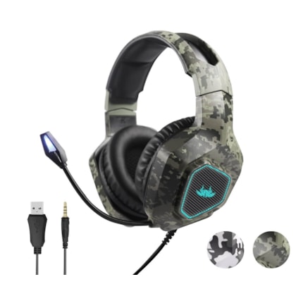 Fone de Ouvido Headset Gamer Knup KP-GA02 Fone de Ouvido Headset Gamer Knup KP-GA02