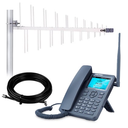 Kit Celular Rural Wi-fi 4g + Antena Ext Fullband + Cabo 15 M