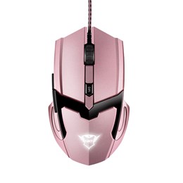 Kit gamer feminino rosa headset trust 310P e mouse gav pink