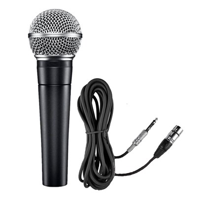 Microfone Profissional Dinamico M-58 Para Palestra Karaoke Estudio