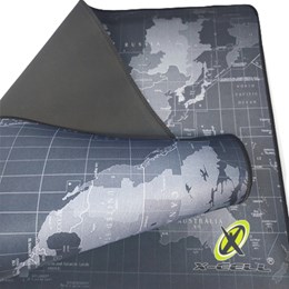 Mouse Pad Gamer Extra Grande 70 X 35 Cm Tapete Mapa Mundo