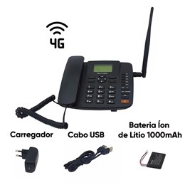 Telefone Celular Rural De Mesa 4g Wifi Roteador Radio RE505